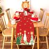 Christmas Table Runner Merry Xmas Home Decoration Ornament for Christmas Party Dinner Happy New Year Indoor Table Decor Accessory Supplies