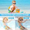 3PCS/Pack Boys Girls Contrasting Colors Square Sunglasses Eyewear Kids Summer Beach Outdoor UV Protection Sun Shades Eyeglasses