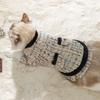 Pet clothes fashion small fragrant coat autumn and winter warm puppy dog teddy velvet two-legged kitten clothing