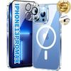 Phone Case - WENZYLIQUOX - iPhone 13 Pro Max - MagSafe - Tempered Glass Screen & Camera - Shockproof TPU Edge