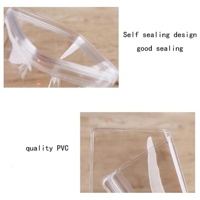 Practical-30Pcs 3 Sizes Clear Jewelry Organizer Earring Ring Necklace Storage Bags Travel, Anti Tarnish Protect Jewelry