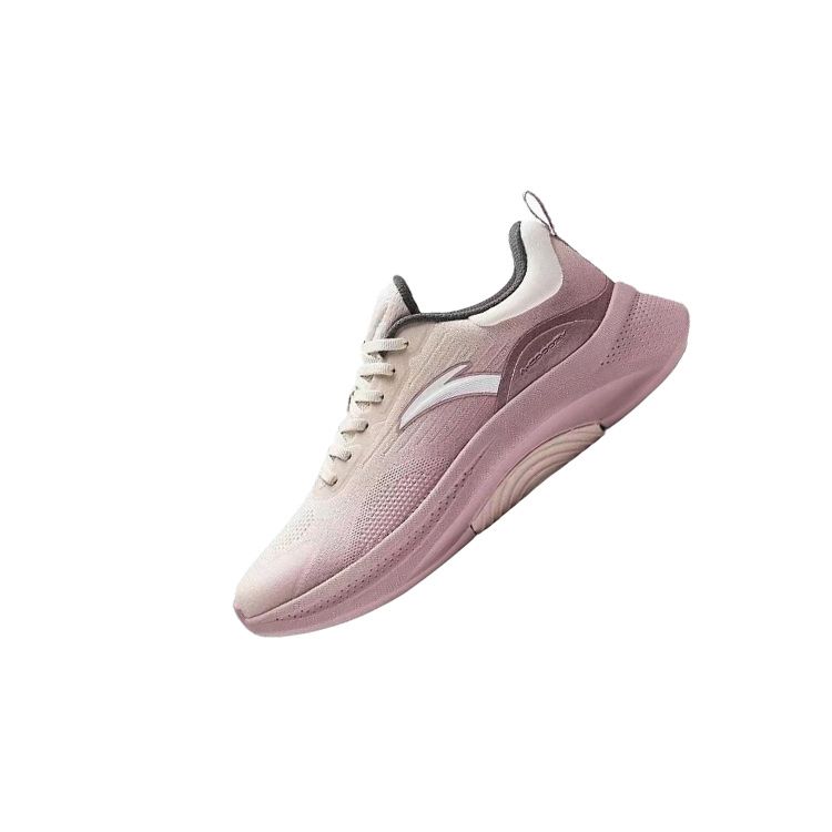 Anta Shining 5 Comfortable Sports Non-Slip Wear-Resistant Low-Top Training Shoes Women Training Shoes Gray Purple 122347718-4