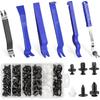 LivTee Auto Trim Removal Tool Kit, Clip Fastener Remover Pry Tools Set,100 Pcs Bumper Retainer Clips Car Plastic Rivets Fasteners Push Retainer Kit