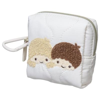Marimo Craft Sanrio Charaktere Natürliche Patchwork-Serie Mini-Tasche mit Karabiner, Hello Kitty, My Melody, Little Twin Stars, Kleinteile-Etui, Münzen