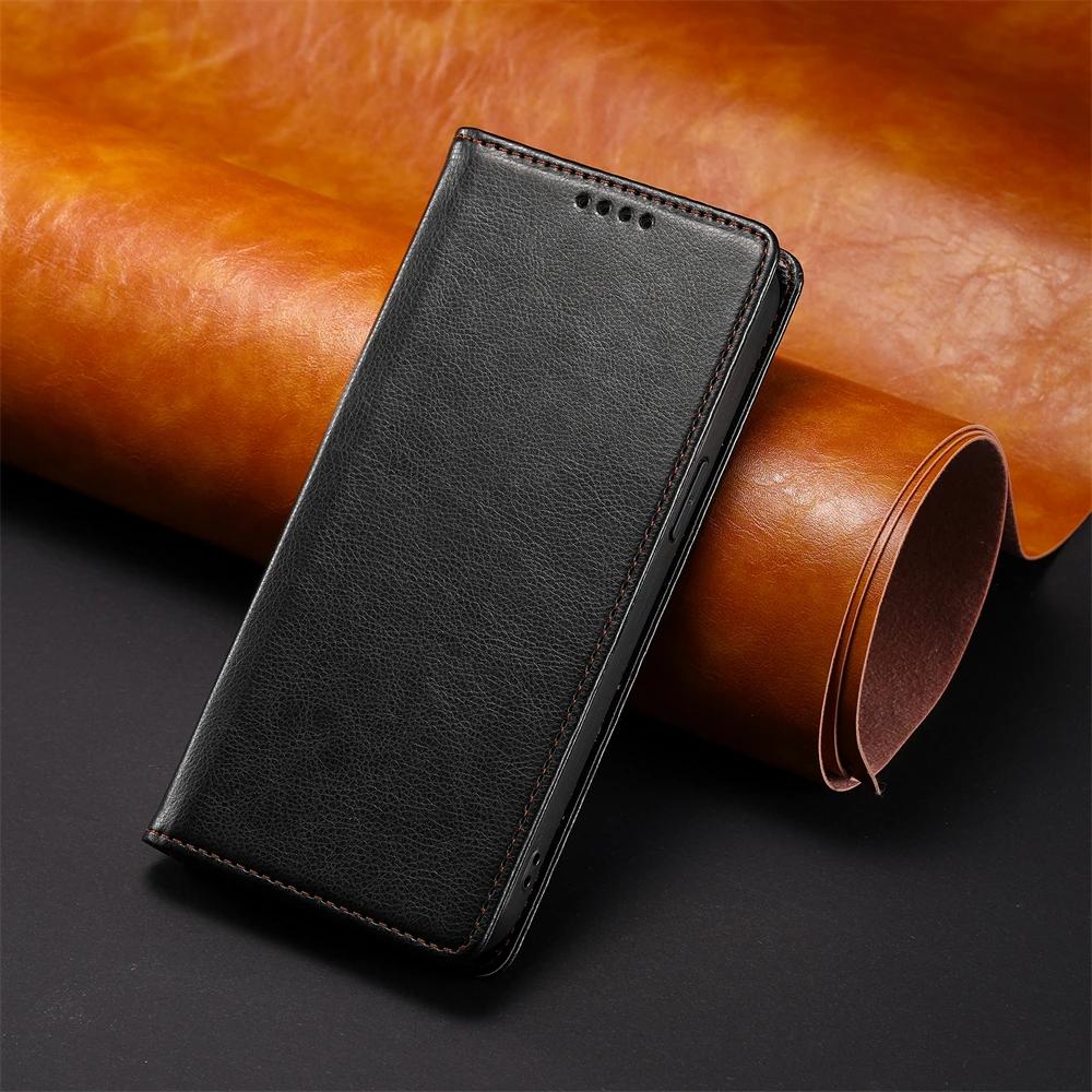 

S23 S24 Ultra Leather Case For Samsung Galaxy S24 S23 S22 S21 S20 FE Note 20 Ultra S10 10 Plus 9 8 Magnet Flip Cover Case Funda S10 Plus чёрный