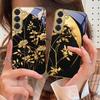 Cypress Forest Scenery For Samsung Galaxy S26 S20 FE S21 S22 S23 Plus S24 Ultra 25Ultra S21+ S9 S22 S8 Golden Glass Phone Case