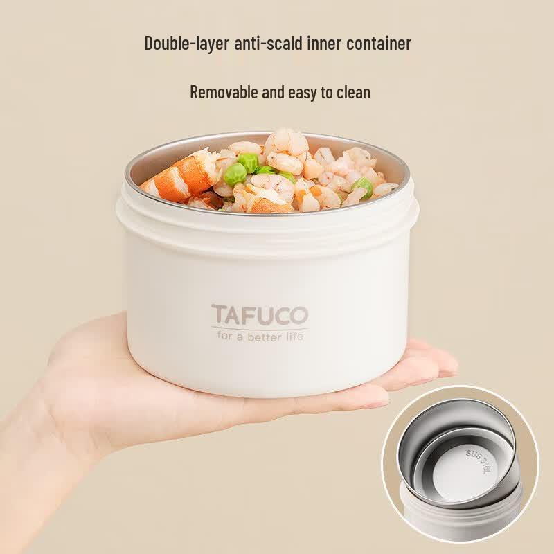 TAFUCO T5392 Portable 316 Stainless Steel Insulated Lunch Box