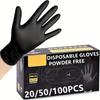 100-1 Nylon Gloves - Disposable Waterproof Kitchen Cleaning Gloves, Suitable for Indoor and Outdoor Use, Dishwashing, and Home Cleaning