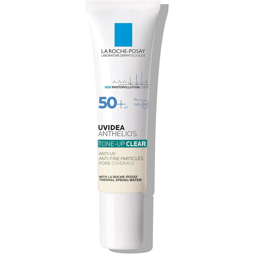 La Roche-Posay UV Idea XL Tone Up Clear Sunscreen 30ml SPF50+ for Sensitive Combination Oily Skin
