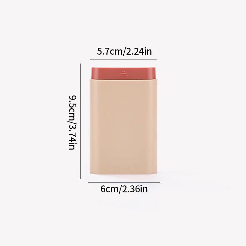 

1 шт. Прямоугольная коробка для лекарств с 6 отделениями, контейнер для таблеток и витаминов, дорожный футляр для таблеток, для хранения капсул, таблеток, рыбьего жира, пластиковый бо