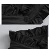 1 Set French Style Fake Faux Collar Detachable Ruffled Edge Neck Ruff Choker Pleated Design Adjustable Feature Stand Collar