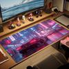 Cyberpunk Color Mouse Pad Large Gaming Table Cushion Non-slip Laptop Tablet Big Mousepad XXL Mat Mini PC Playmat With Lock Edge