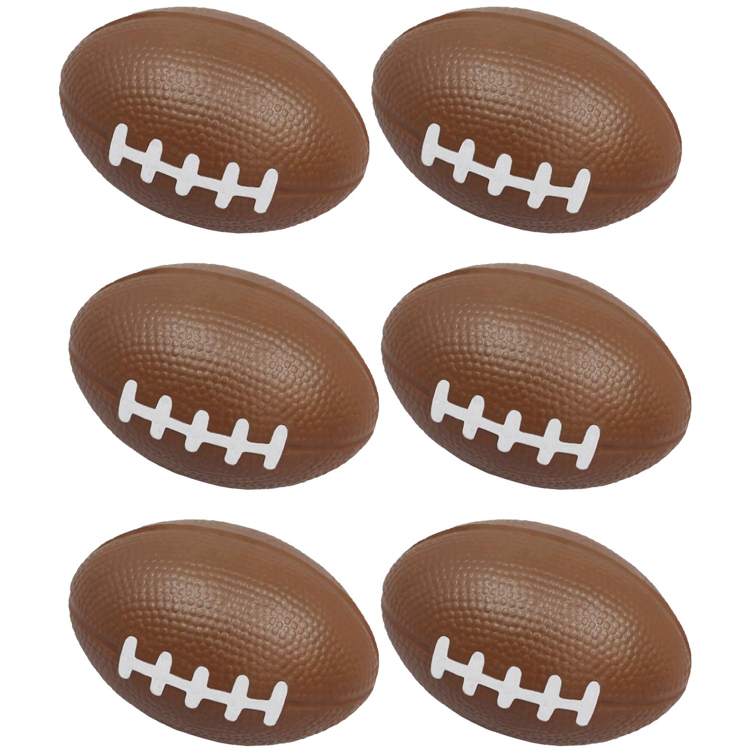 

6 PCS 4 Foam Mini Football Stress Balls, Mini Sport Balls, Superbowl Decoration Party Favor, Football Themed Party Supplies