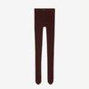 MUKHA SOFT RIBBED KNIT STOCKINGS (BURGUNDY)