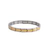 Stretchable Italian Chain Link Bracelet 7mm Popular Modular Stainless Steel Bracelet Square HipHop Elastic Hand Chain Jewelry