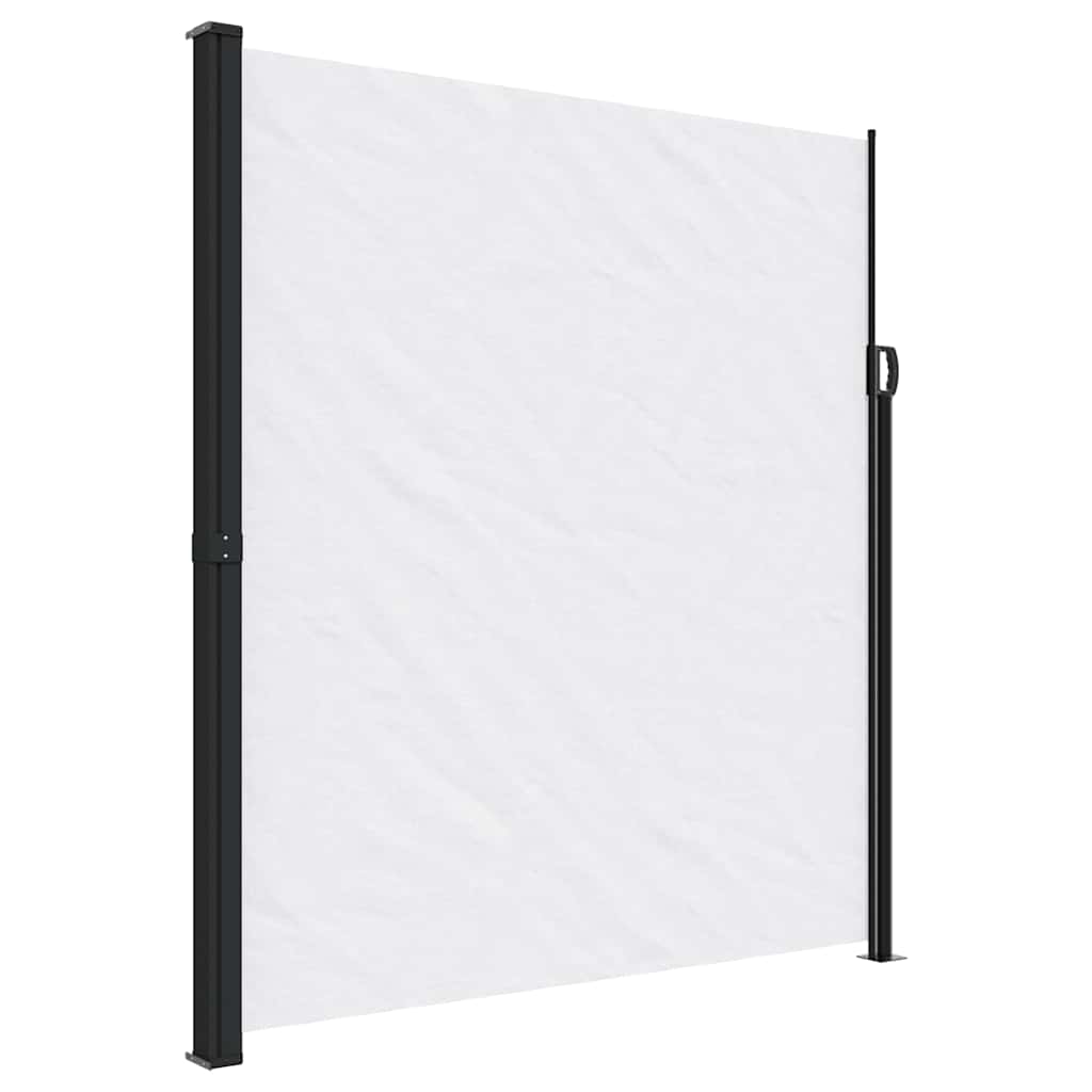 Retractable Side Awning White 220 x 600 cm