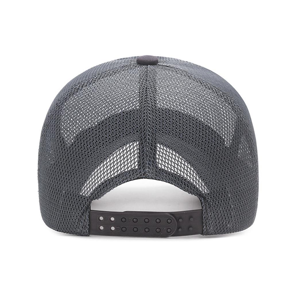 Atmungsaktiver Netz-Hohl-Sonnenhut für Herren Damen Outdoor-Sport Sonnenschutzmützen Verstellbare Größe