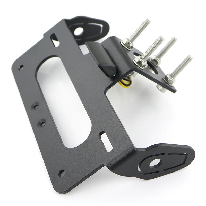 License Plate Holder Bracket LED Light Fit For Yamaha YZF-R6 R6 2006-2021 Motorcycle Rear Tail Tidy Fender Eliminator Kit Black