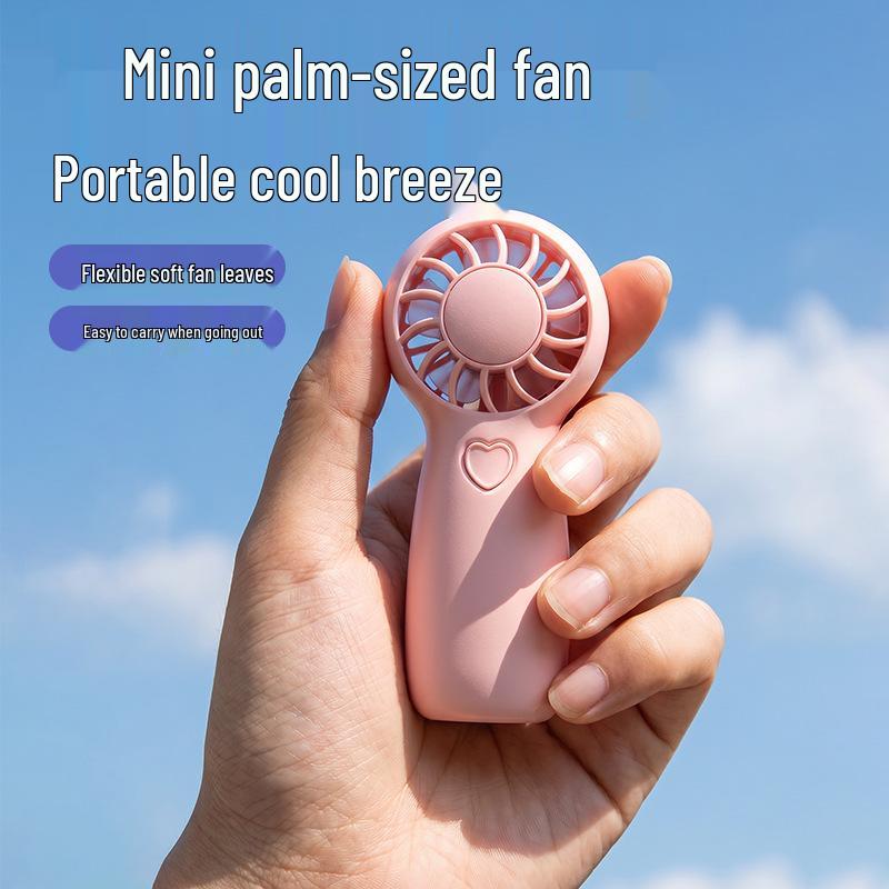 Portable Mini Handheld Smart Fan with Digital Display