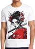 Mecha Geisha Art Japonais Dessin Film Japon Samouraï Cadeau Tee T Shirt 2416