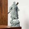 Guan Yu Staty Kinesisk Krigare Gud av Lojalitet Rikedom Handgjord Harts Skulptur för Hem Företag Framgång Dekor Skydd Gåva