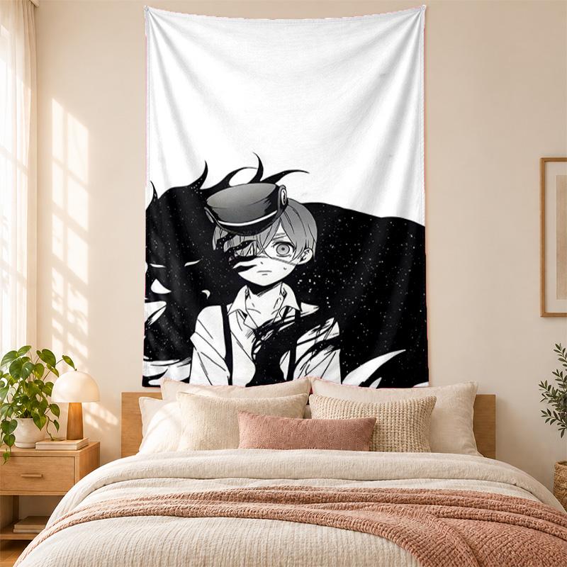 Black Butler Tapestry highquality for decorating living room bedroom dorm walls ideal as bedroom wallart orholiday gift