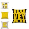 Premium 45x45cm Soft Linen Love Series Cushion Cover For Elegant Sofa Accents