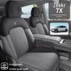 All-Season Suede Seat Cushion for Jike 7X - Universal Semi-Enclosed Five-Seat Cover.
