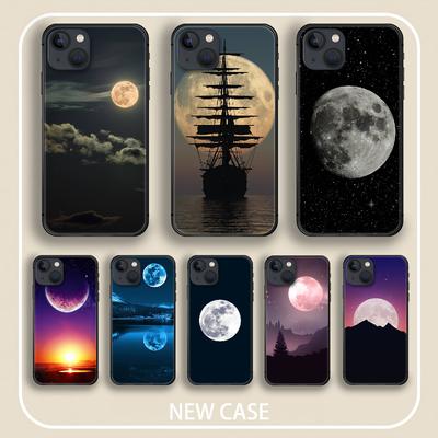 Moon Moonlight Phone Case For iPhone Samsung Galaxy Redmi Xiaomi Oppo OnePlus Note S A 7 8 9 10 11 12 13 14 20 21 22 23 53 54 Pro Max Plus Ultra