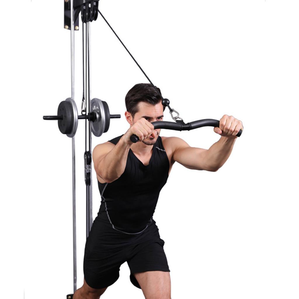 Pull Down Handle Cable Machine Attachment Handle Ergonomic Gym Handle for Triceps Exercise Muscle Training Gym Workout
