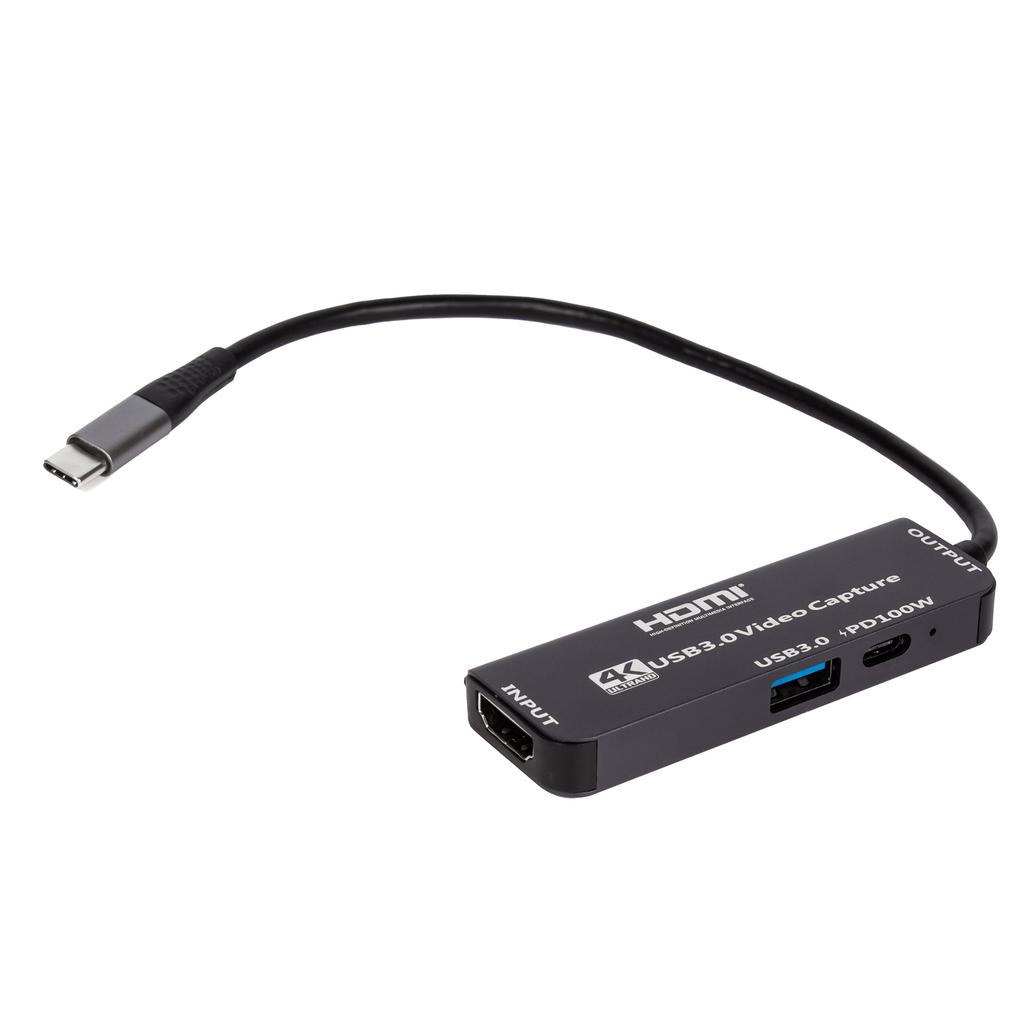 Hardrock Bestseller XC1-2 USB-C 1080p Capture Card Supporting PD 100W Charging USB 30 Data Transfer for Windows Compatibility