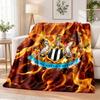 Newcastle United Football Printed Flannel Blanket Warm Comfort Bed Throw For Indoor Home Decoration