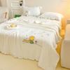 New Class a Cotton Wrinkle Yarn Large Embroidery Summer Quilt