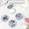Cherry Dog Compact Makeup Mirror: Cute, Round, Folding Pocket Mirror for Girls and Students
