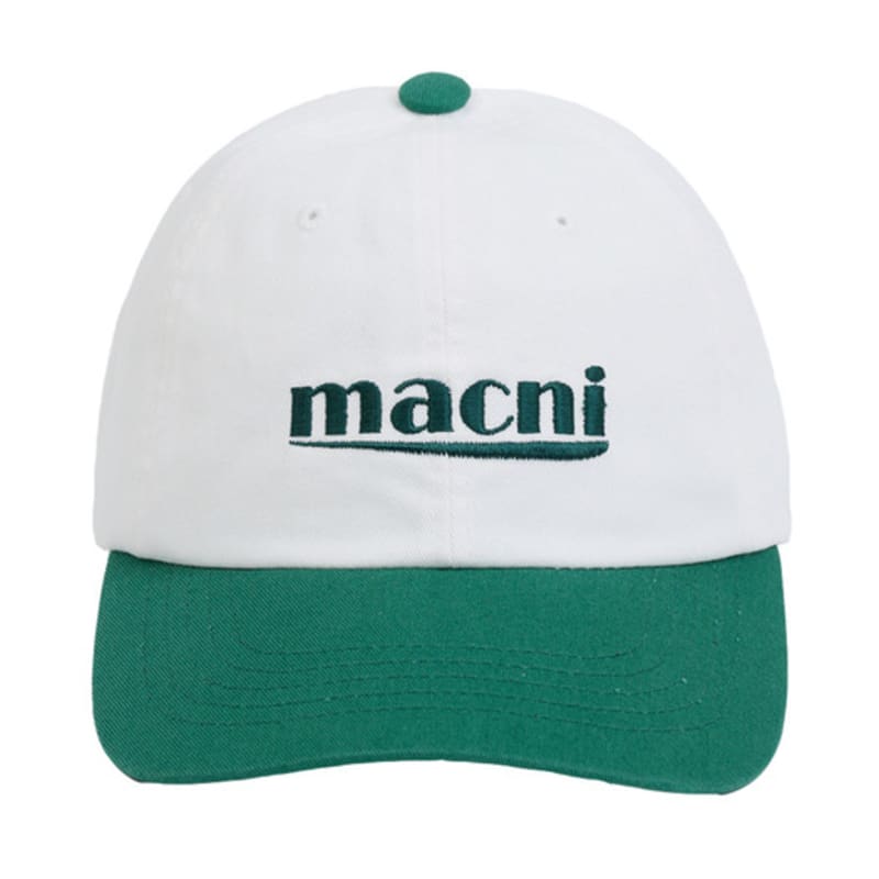 Macni SIGNATURE LOGO MIX BALL CAP_GRÜN