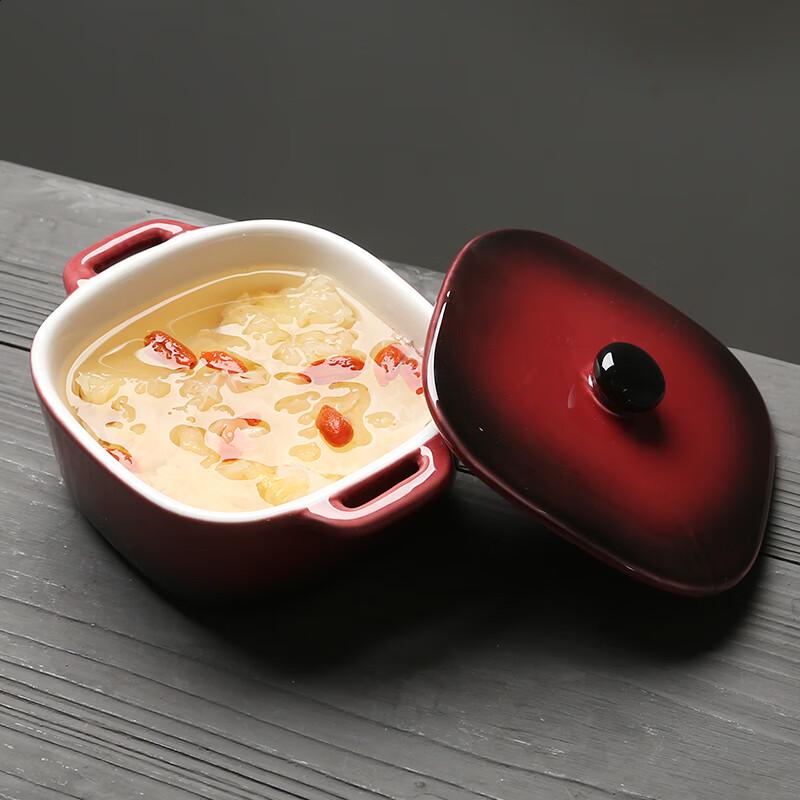 Ceramic Lidded Soup Stew Pot (Set of 2)