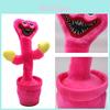 Poppy Playtime Huggy Wuggy Juguete de Peluche de Cactus Parlante para Niños Interactivo y Seguro