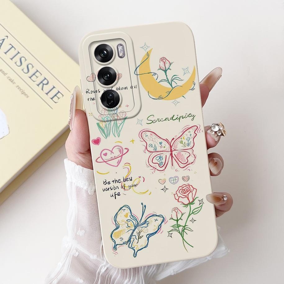 For OPPO Reno 12 5G Case CPH2625 Cute Cartoon Rabbit Cactus Soft Silicone Cover For Oppo Reno 12 Pro CPH2629 Bumper Reno12 Coque