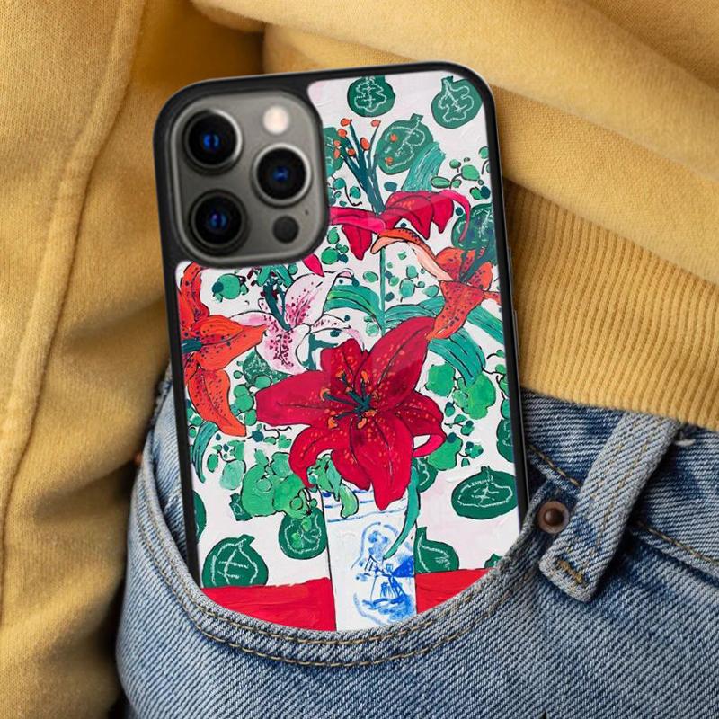 Henri Matisse Art Painting Soft Phone Case for iPhone 17 Air 16e Pro max 15 Pro 13 14 Plus 11 12 MagSafe Magnetic Coque