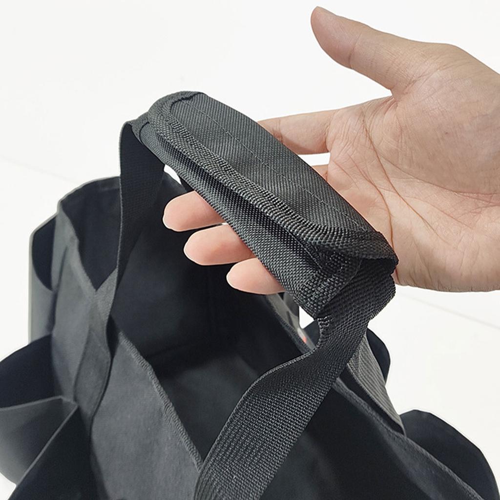 Mehrzweck-Glas-Organizer-Tasche mit Fächern Geeignet für Küchenaufbewahrung Getränke Vorratskammern Restaurantorganisation