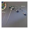 Kanzashi Hair Stick - Elegant Japanese Hair Accessory for Updos, Kimono, Yukata, Festivals, and Daily Wear (Teal)