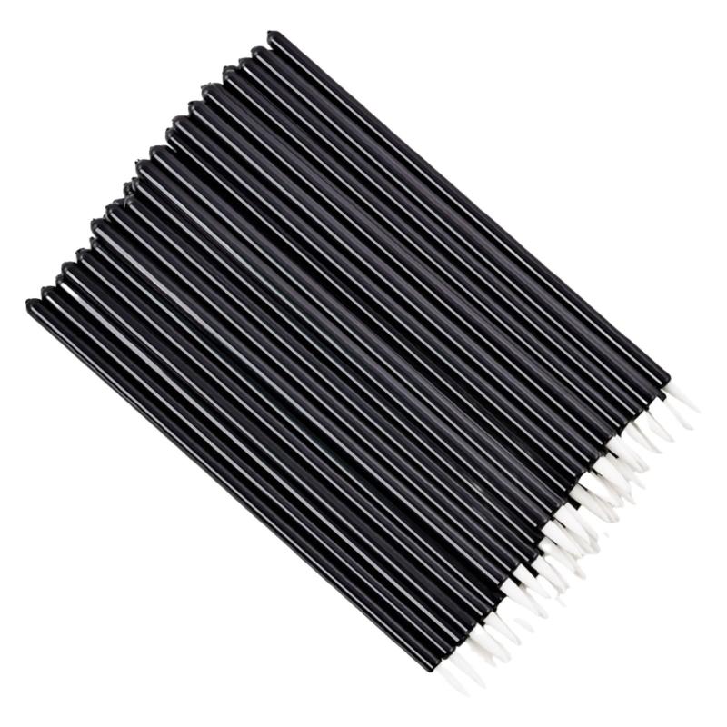 50 Pieces Disposable Eyeliner Brushes Lipstick Brush Eyeshadow Brush Eyeliner Applicator Makeup Tool Eyeliner Sticks