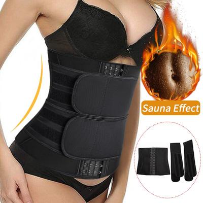 Taillentrainer für Gewichtsverlust, Damen-Trimmer, schlankerer Gürtel, Workout, Schlankheits-Körperformer, Sportgürtel, Sauna, Schweiß-Cincher, Fettverbrennung