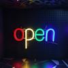 Panneau mural Néon LED 'Open' Moderne - Illuminez Votre Maison avec un Éclat Élégant