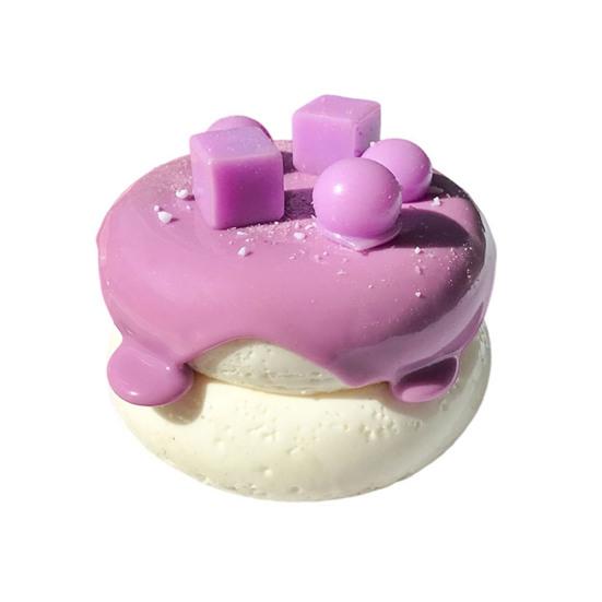 Stress Relief Souffle Squeeze Toy Matcha Chocolate Peach Blueberry Strawberry Cake Sensory Toy Simulated Dessert Pinch
