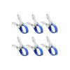 Pool Cover Securing Clips 6/12 Pcs Durable Stainless Steel with Blue Plastic Handle Easy to Install for Outdoor Pool Winter Cover