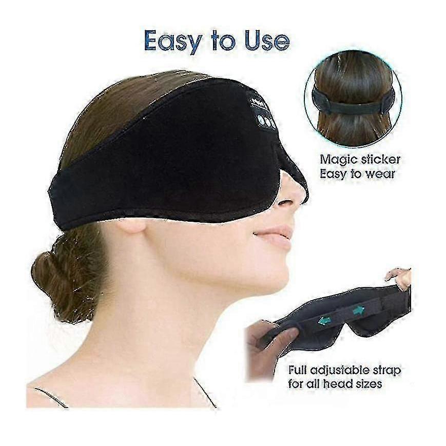Sleeping Headphones Bluetooth Eye Mask, 3d Sleep Mask Stereo Music Eye Mask For Side Sleepers, Yoga, Meditation(free Shipping)