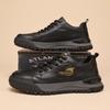 Genuine Leather Men's Shoes Fashion Designer Italian Casual Shoes Comfy Leather Sneakers All-Match Sport Shoes Tennis Masculino