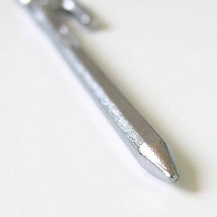 [Ellisse] Forged Pegs [Ellisse Stake] 18cm Chrome Plated MK-180C (Set of 8)
