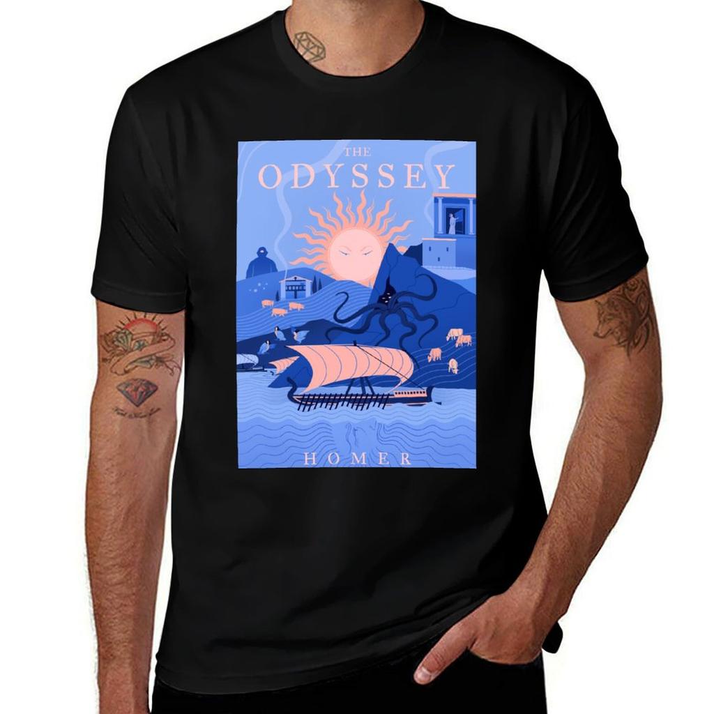 The Odyssey T-shirt Man Graphic T Shirt Anime Tshirt Cotton Tshirt 100% T-shirt